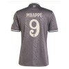 Maglia ufficiale Real Madrid Mbappé 9 Alternativa 2024-25 per Bambino